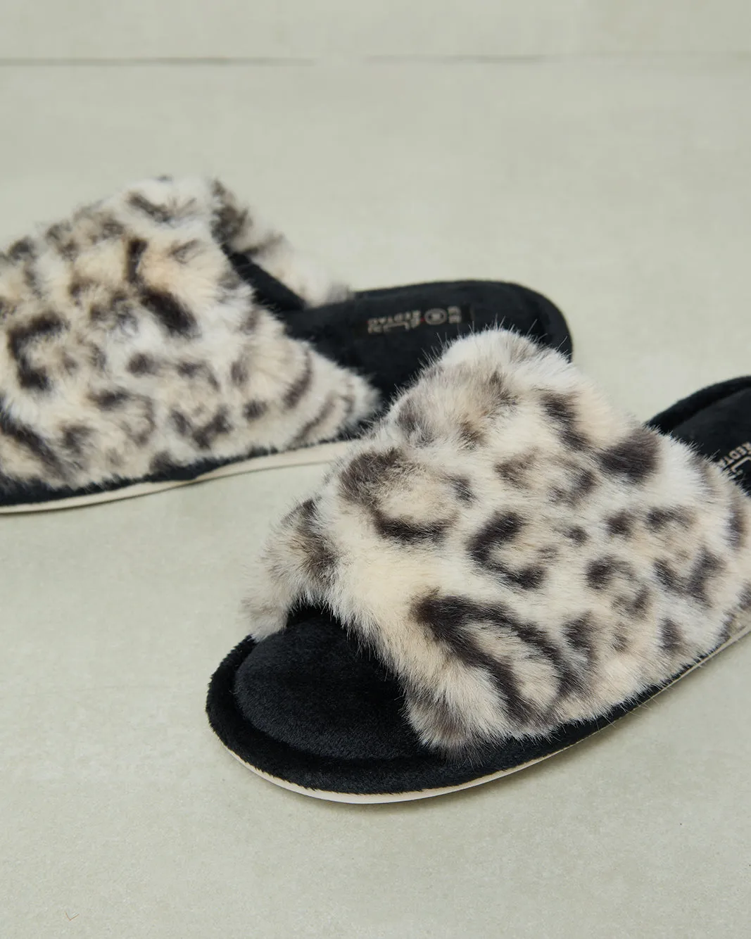 Women Beige Leopard Print Slipper sold by Redtag product image thumbnail 3