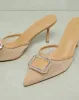 Women Pink Mesh With Buckle Trim Mule sold by Redtag
