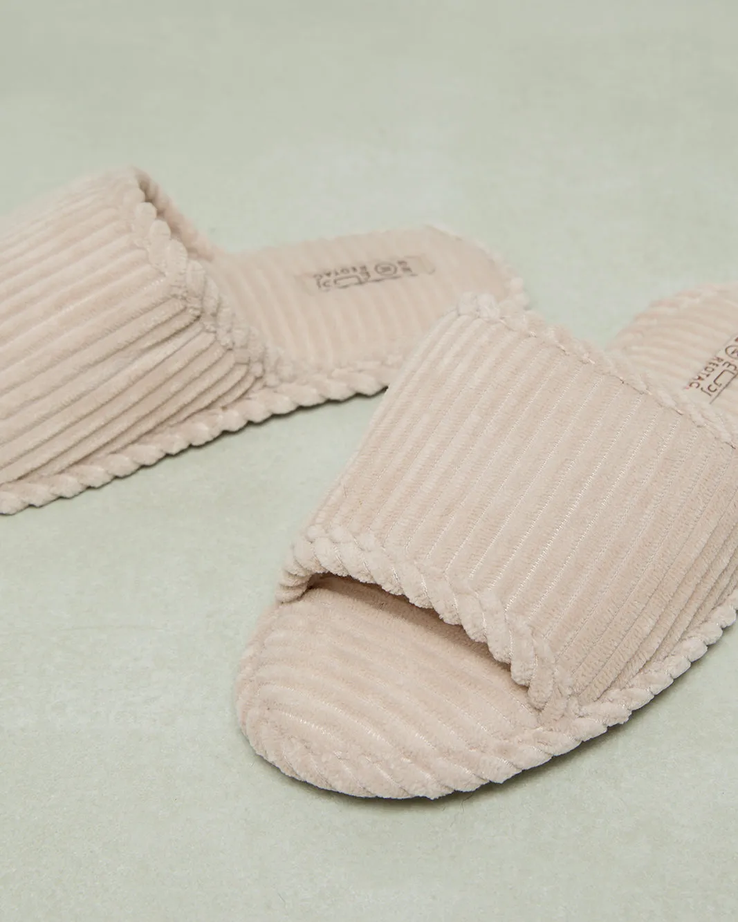 Women Beige Textured Slipper sold by Redtag product image thumbnail 3