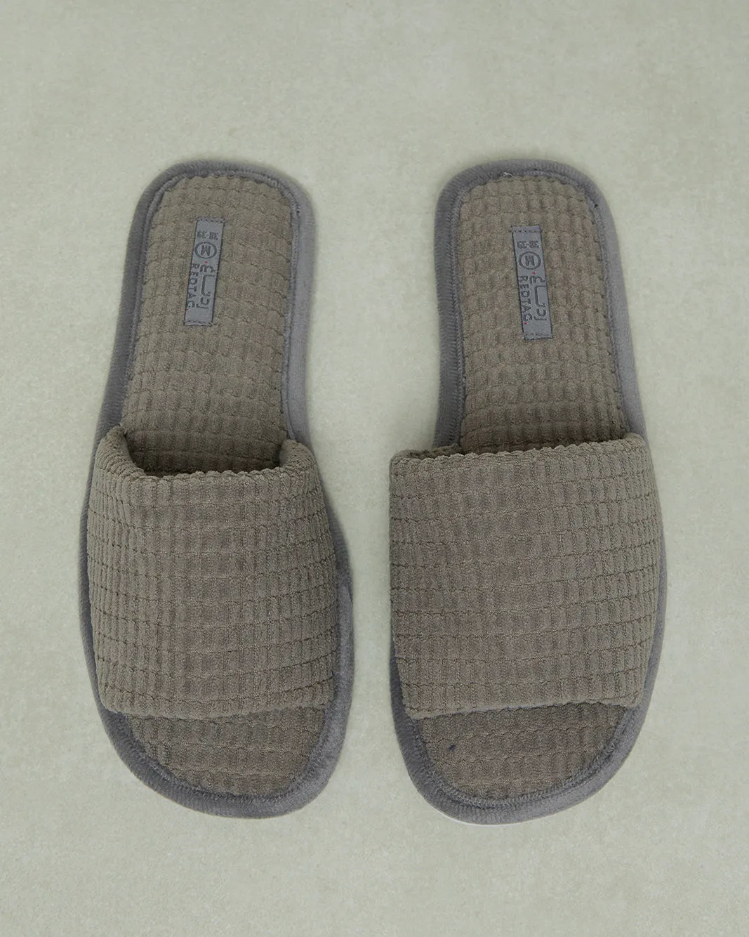 Women Grey Textured Slipper sold by Redtag product image thumbnail 2
