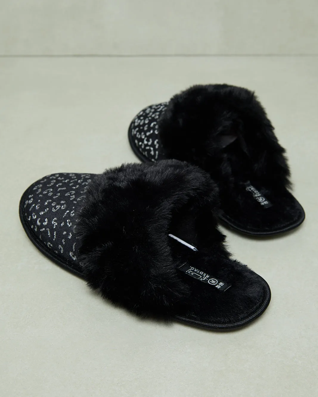 Women Black Embellished Slipper sold by Redtag product image thumbnail 4