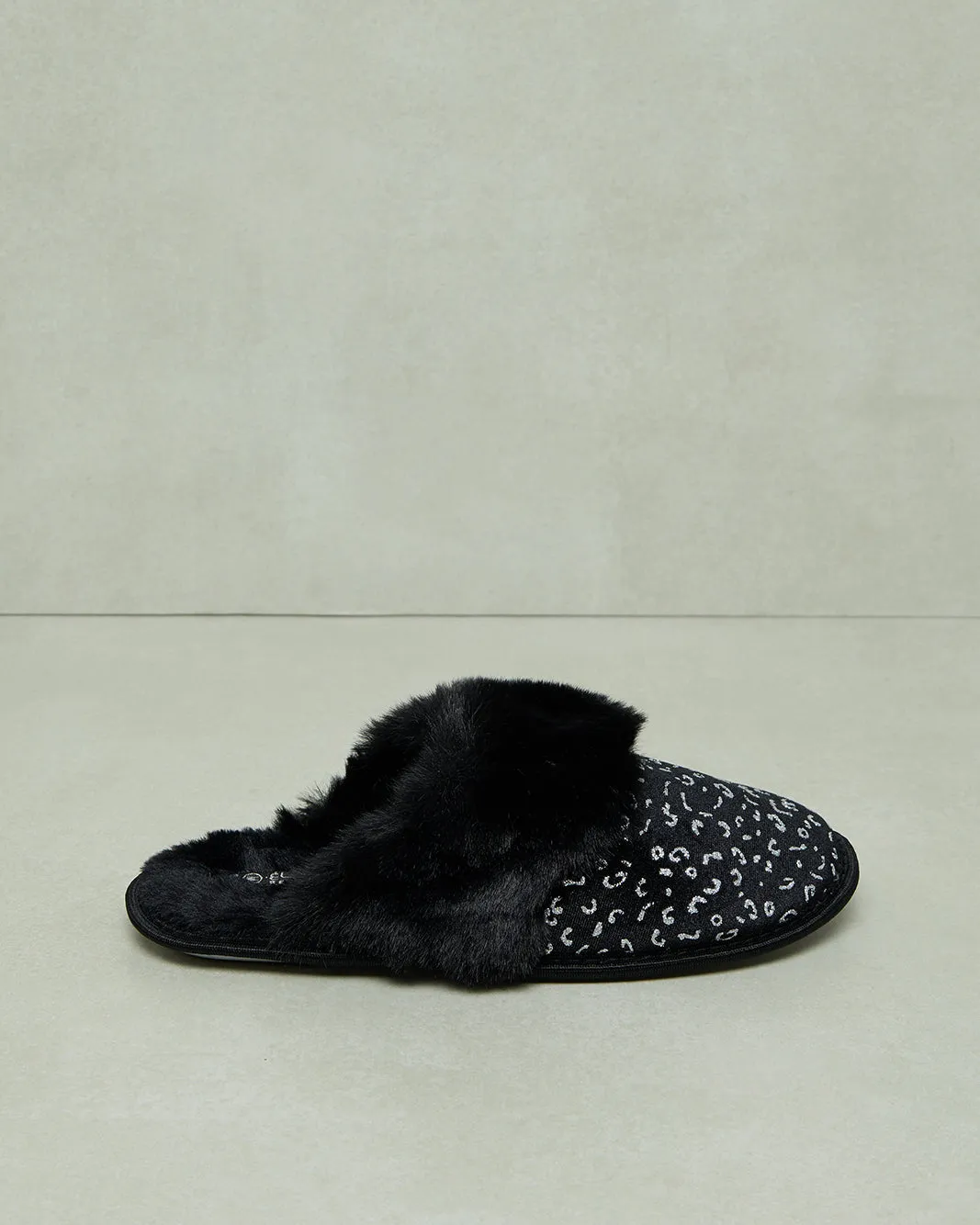 Women Black Embellished Slipper sold by Redtag