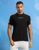 Men Black Pique Active T-Shirt sold by Redtag