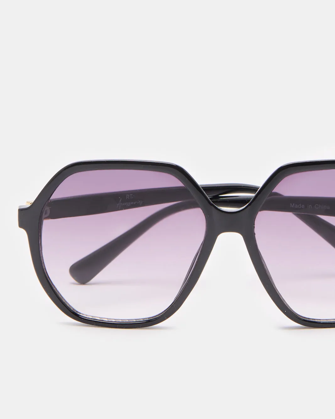 Women Lilac Oversized Sunglasses sold by Redtag product image thumbnail 4