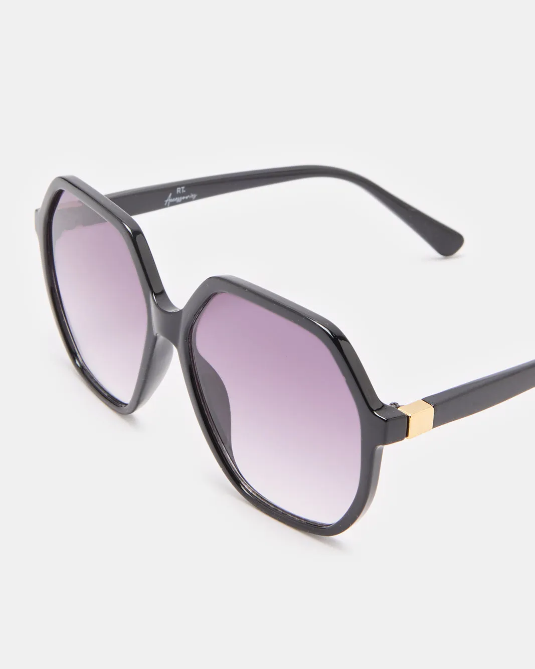 Women Lilac Oversized Sunglasses sold by Redtag product image thumbnail 3