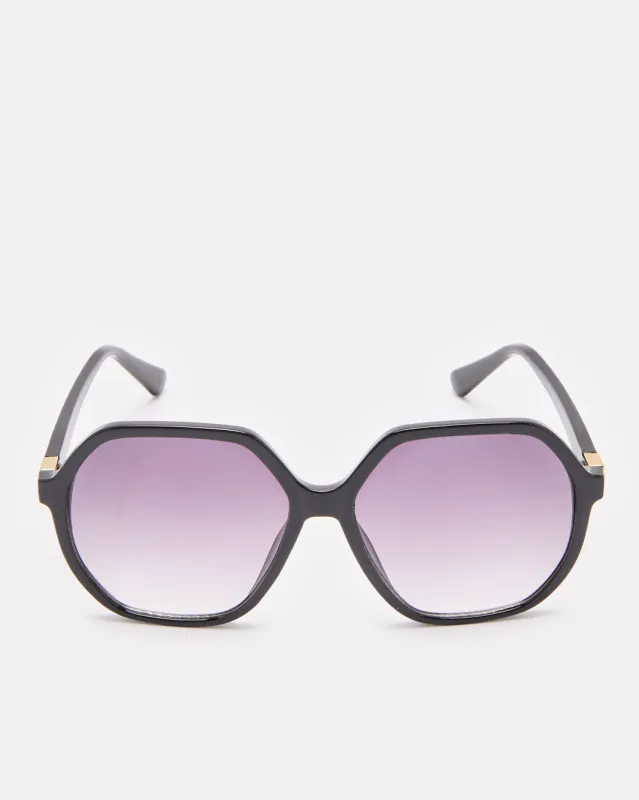 Women Lilac Oversized Sunglasses sold by Redtag