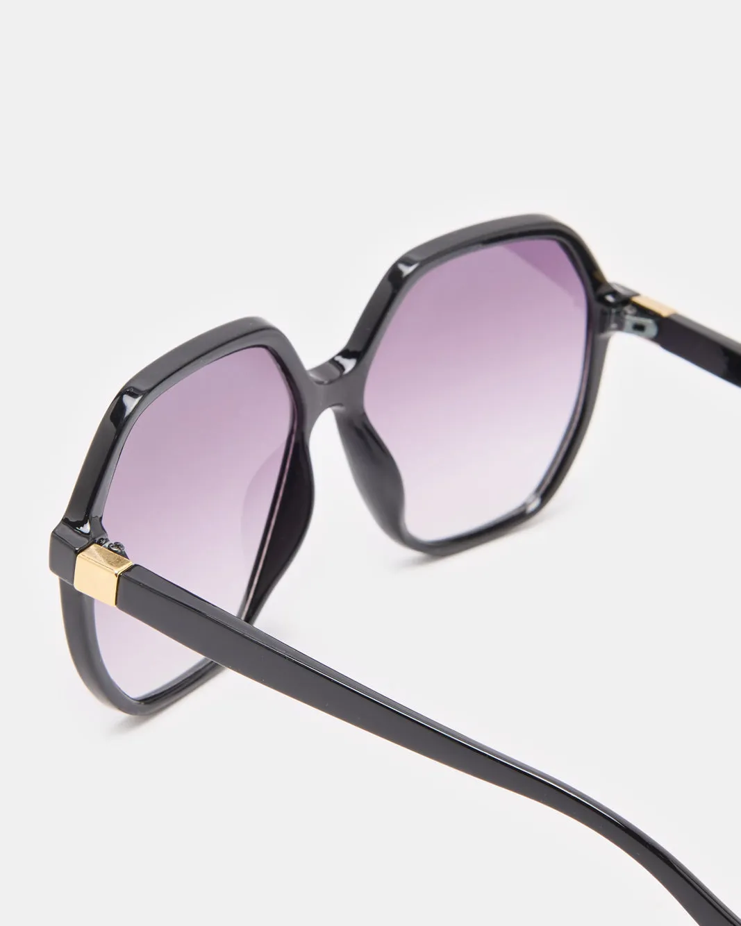 Women Lilac Oversized Sunglasses sold by Redtag product image thumbnail 2