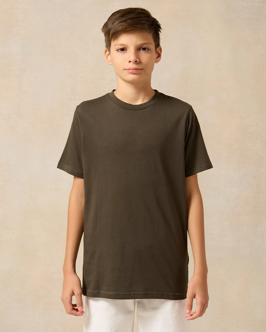 Senior Boys Beige Shirt With T-Shirt (2 Piece) sold by Redtag product image thumbnail 2