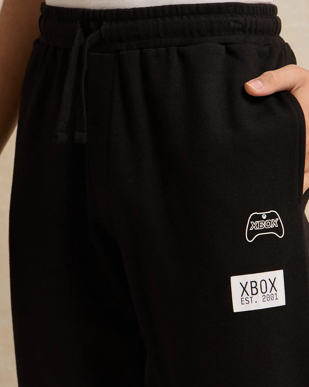 Senior Boys Black Xbox Print Active Pants sold by Redtag product image thumbnail 4
