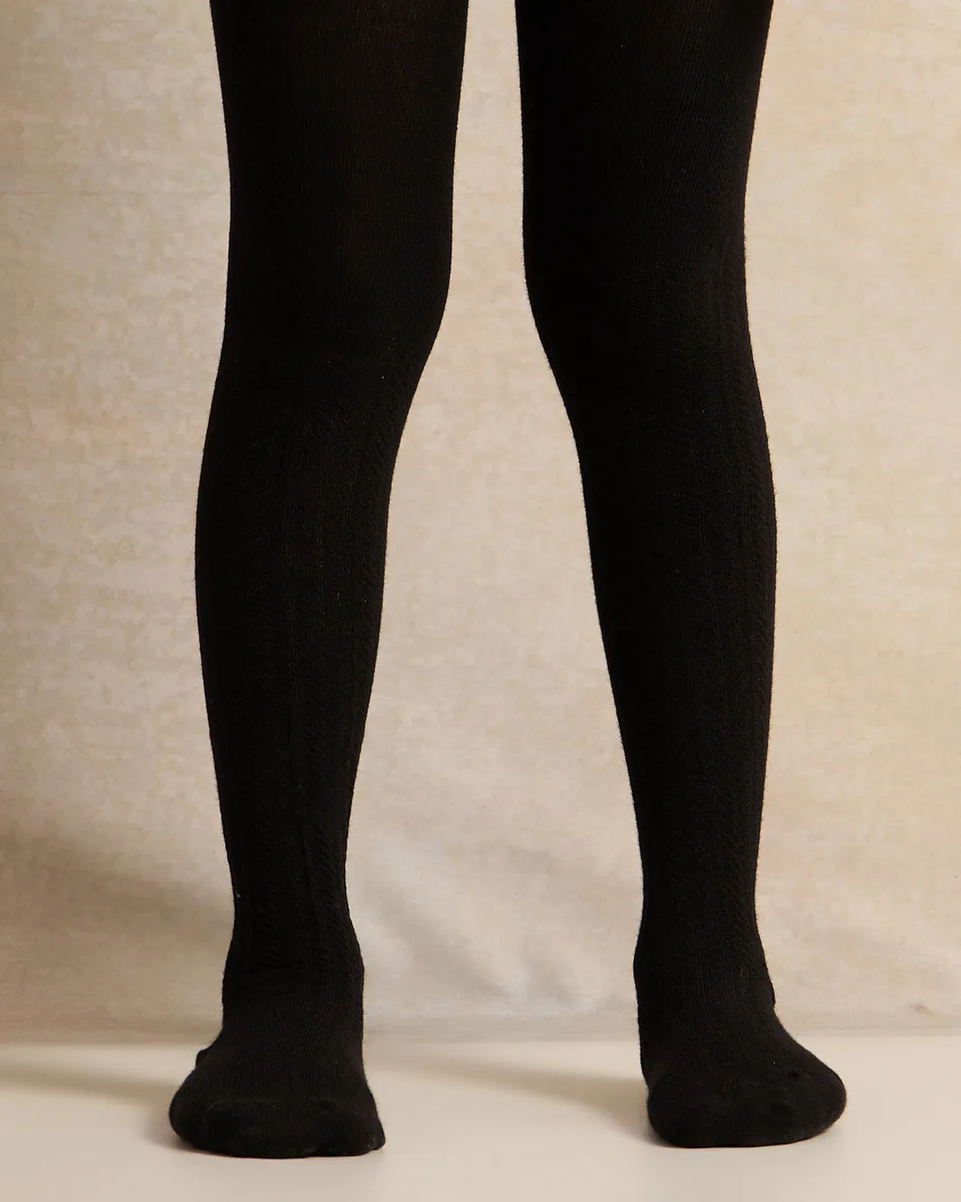 Girls Black And White Solid Tights Set (Pack of 2) sold by Redtag