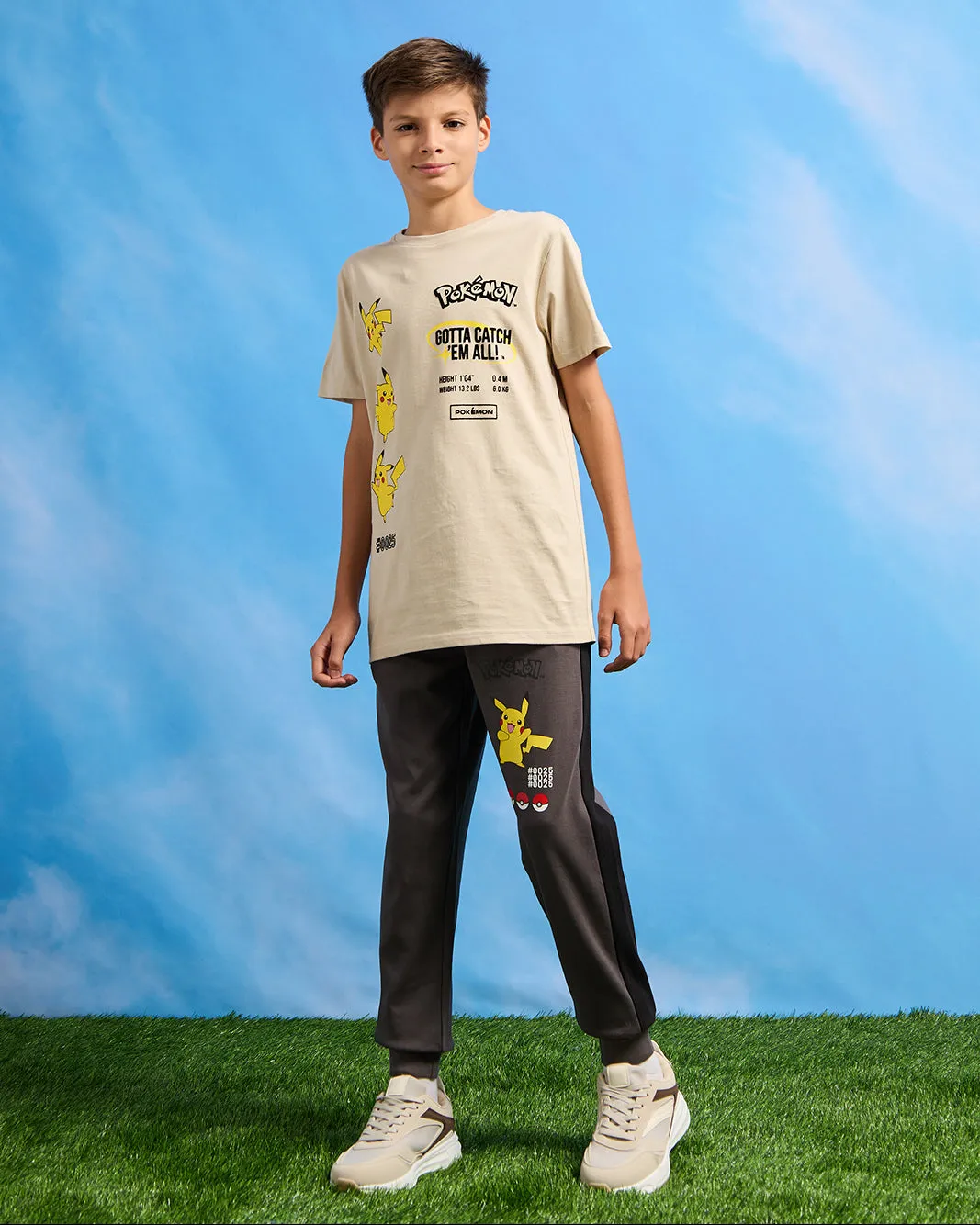 Senior Boys Grey Pokemon Print Active Pants sold by Redtag product image thumbnail 2
