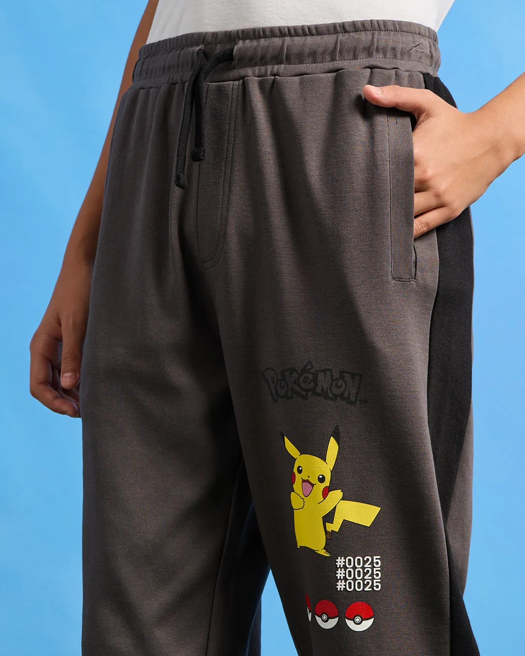 Senior Boys Grey Pokemon Print Active Pants sold by Redtag product image thumbnail 3