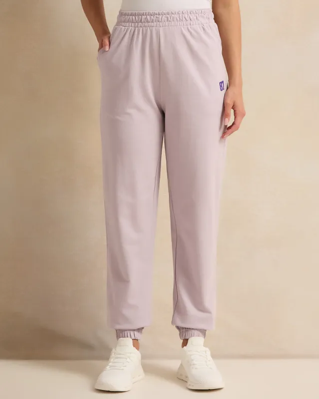 Women Lilac Elasticated Hem Active Pants sold by Redtag