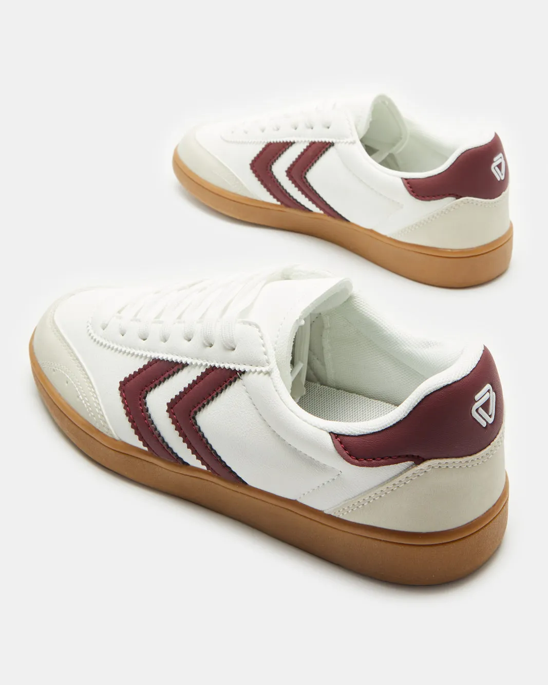 Women White Lace Up Sneakers sold by Redtag product image thumbnail 4