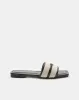 Women Black Buckle Trim Mule sold by Redtag