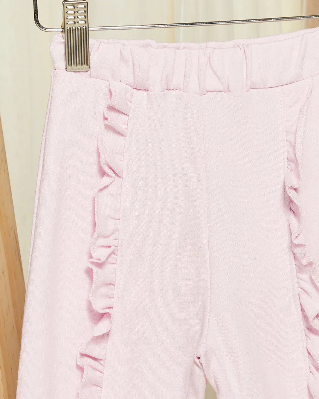 Infant Girls Pink Embellished Jogger With Frill sold by Redtag product image thumbnail 2
