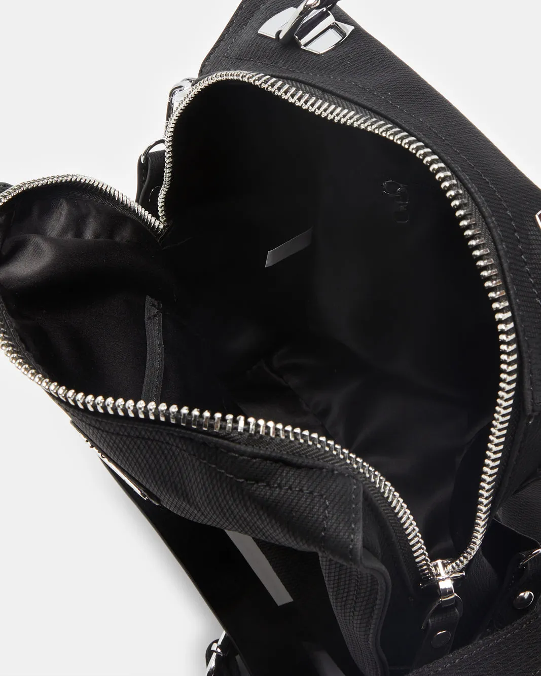 Women Black Embellished Backpack sold by Redtag product image thumbnail 4