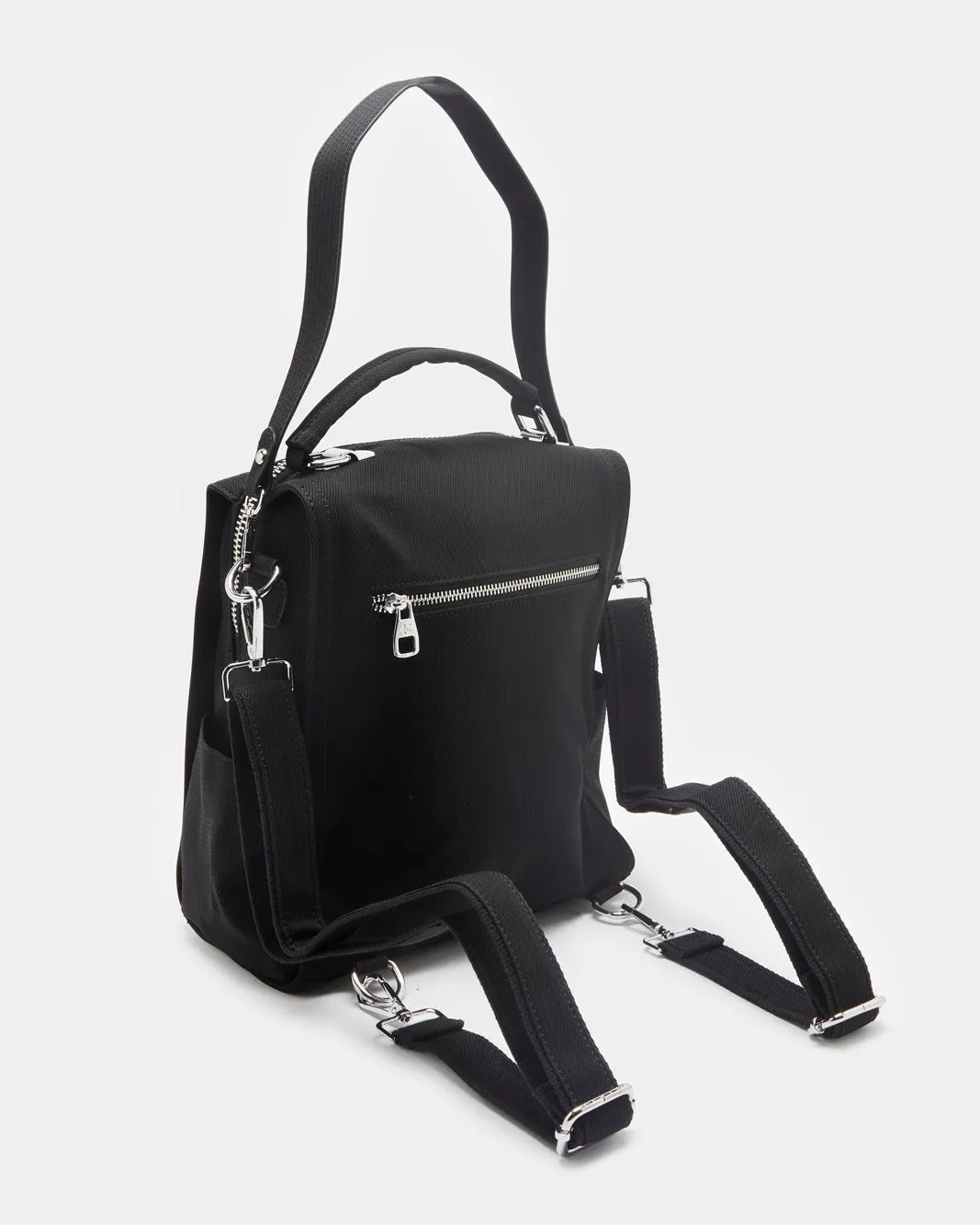 Women Black Embellished Backpack sold by Redtag product image thumbnail 2