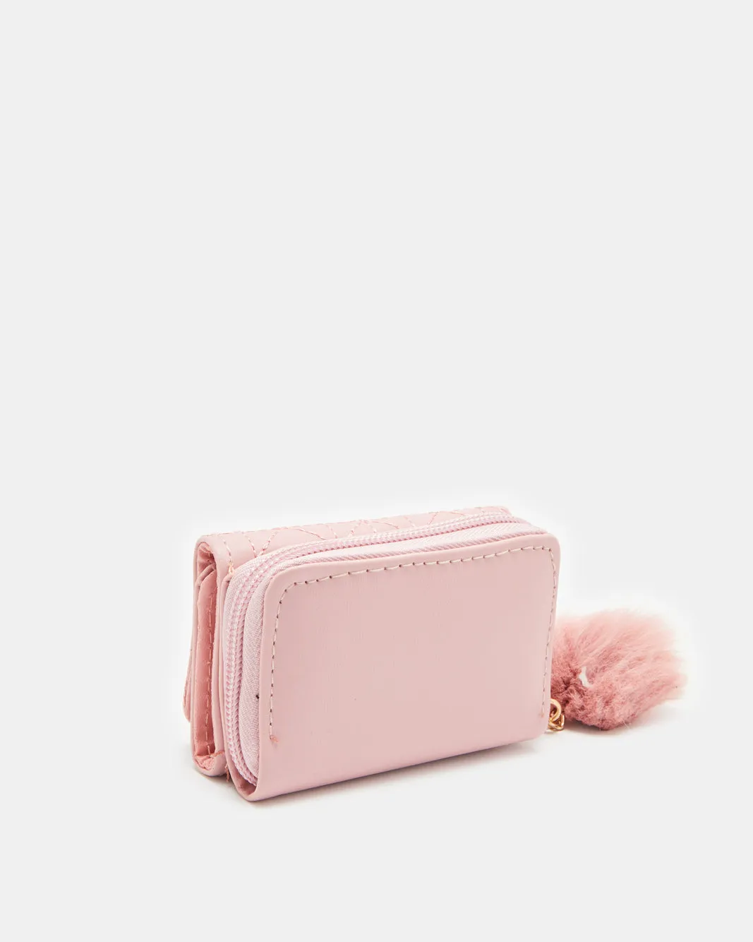 Women Pink Quilted Purse sold by Redtag product image thumbnail 2