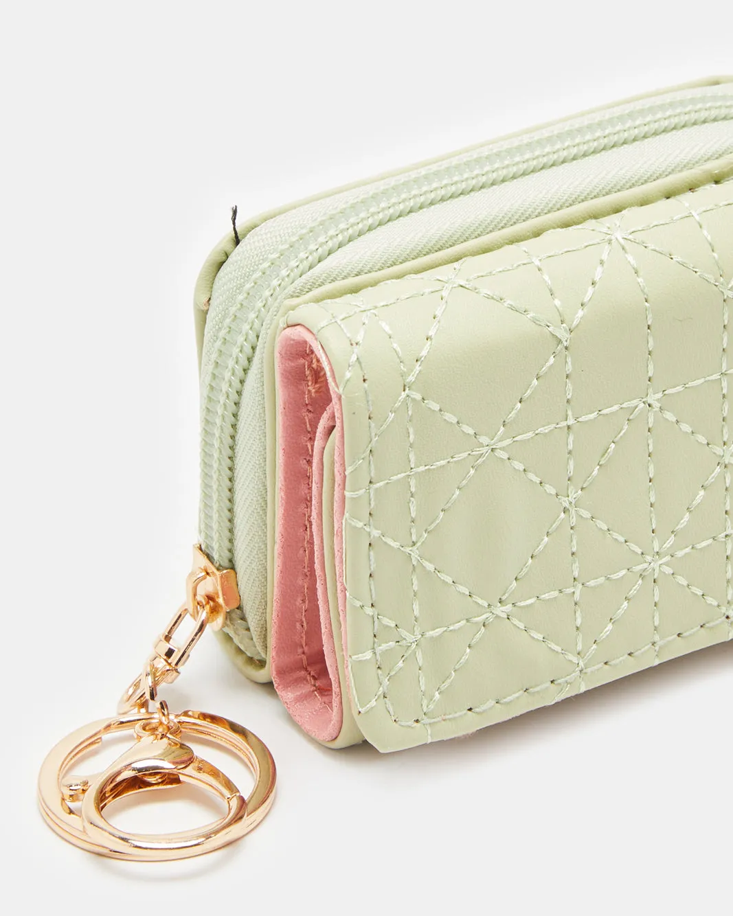 Women Beige Quilted Purse sold by Redtag product image thumbnail 3