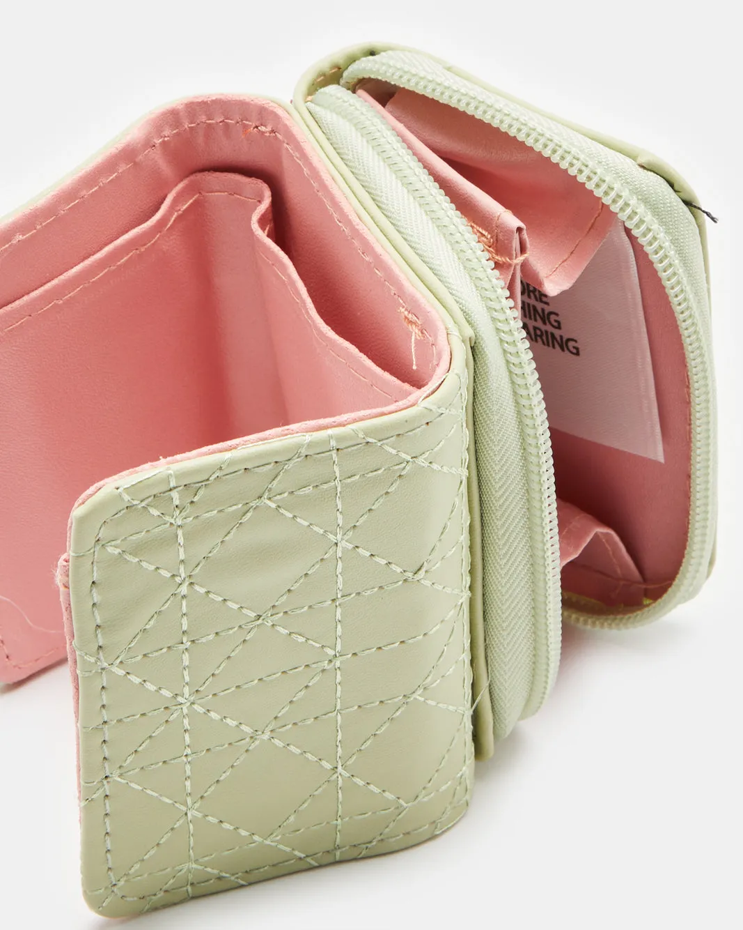 Women Beige Quilted Purse sold by Redtag product image thumbnail 4