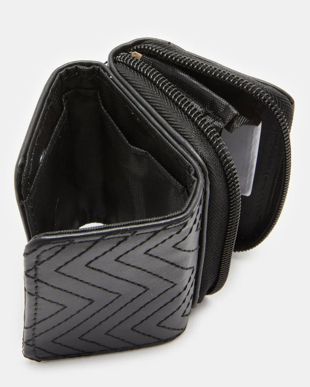 Women Black Quilted Purse sold by Redtag product image thumbnail 4