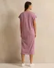 Women Purple Short Sleeve Dress sold by Redtag