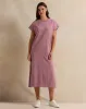 Women Purple Short Sleeve Dress sold by Redtag
