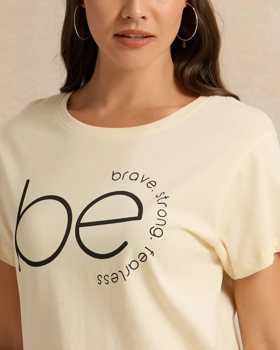 Women Yellow Printed T-Shirt sold by Redtag product image thumbnail 4