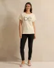 Women Yellow Printed T-Shirt sold by Redtag