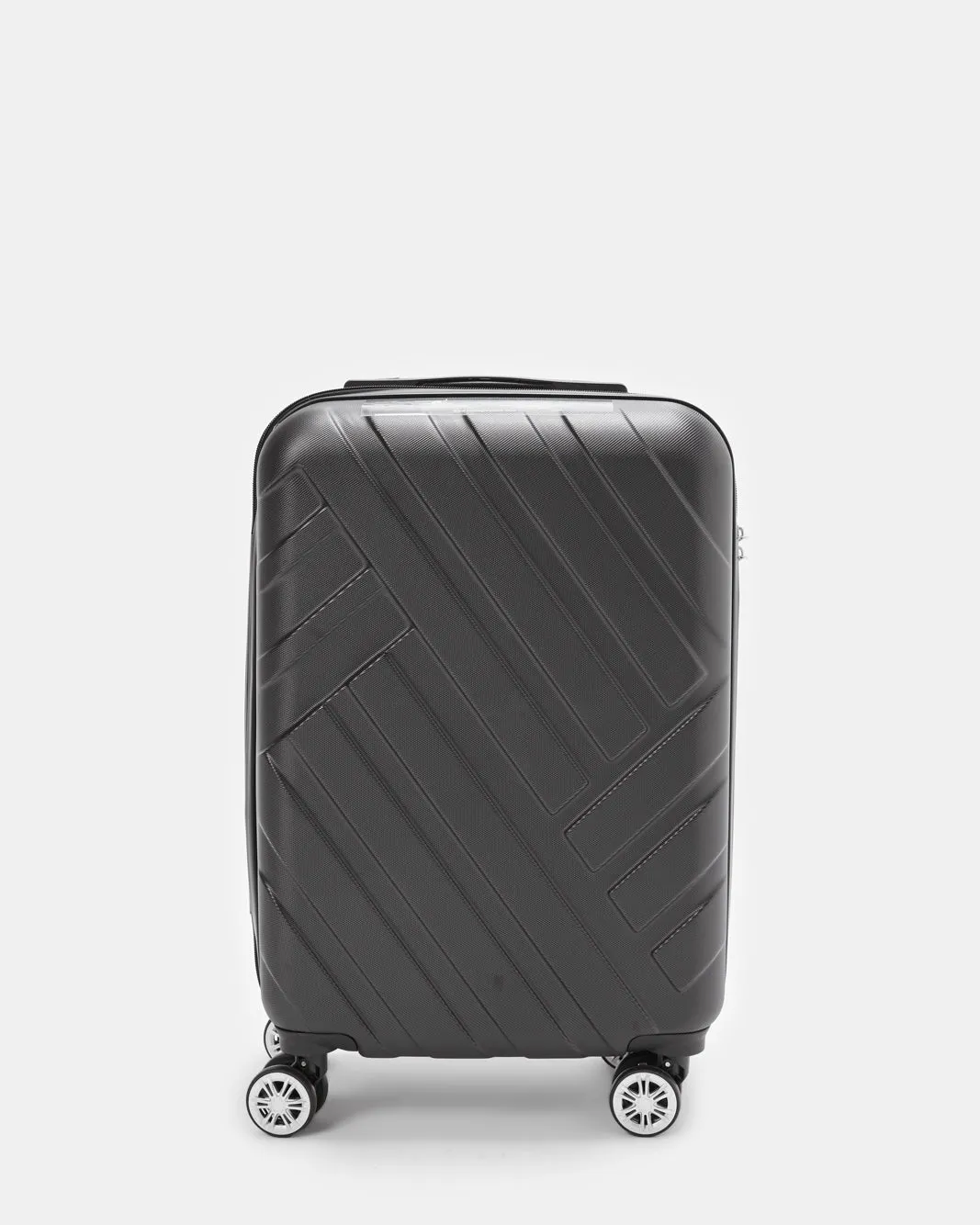 Black Textured Trolley Luggage 20 Inch sold by Redtag