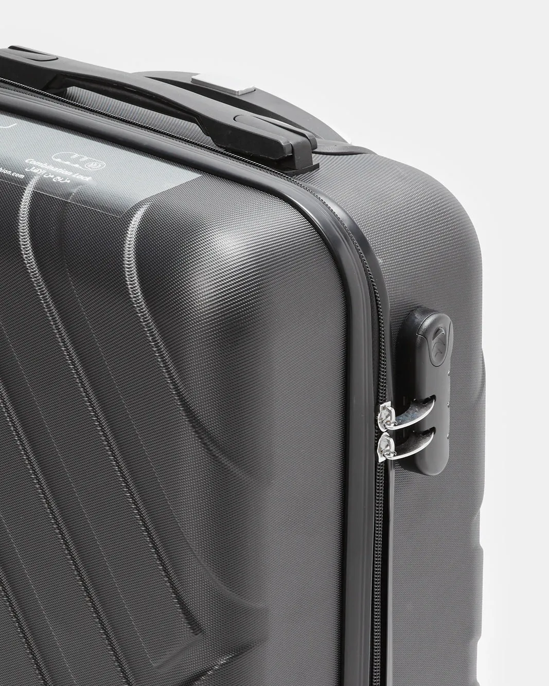 Black Textured Trolley Luggage 20 Inch sold by Redtag product image thumbnail 3