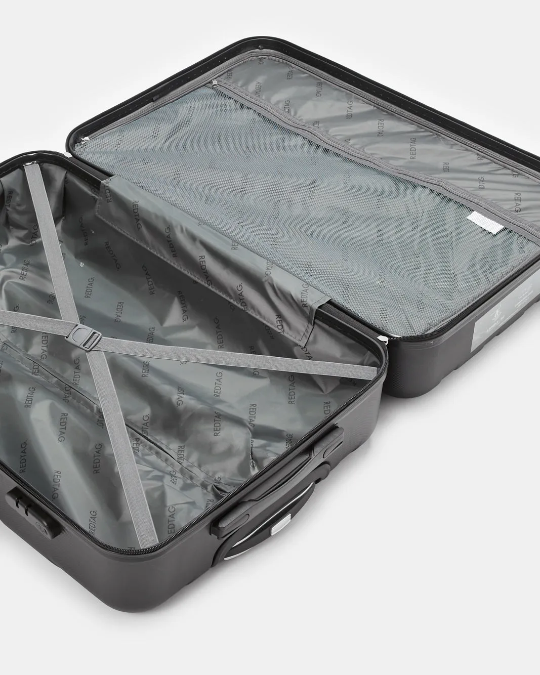 Black Textured Trolley Luggage 20 Inch sold by Redtag product image thumbnail 5