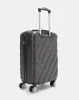 Black Textured Trolley Luggage 20 Inch sold by Redtag