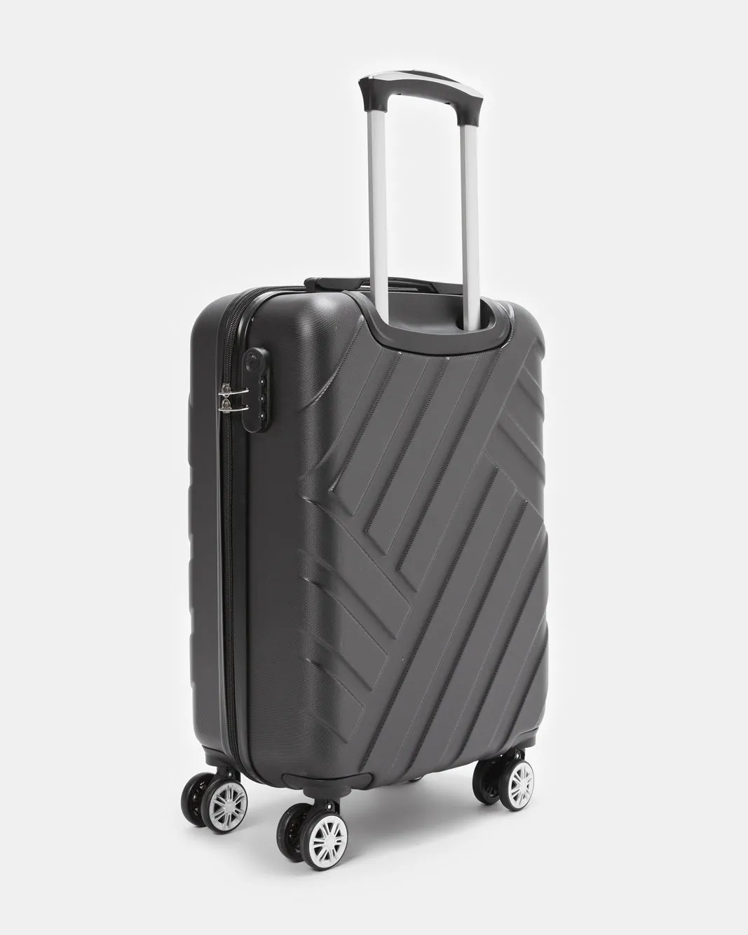 Black Textured Trolley Luggage 20 Inch sold by Redtag product image thumbnail 2