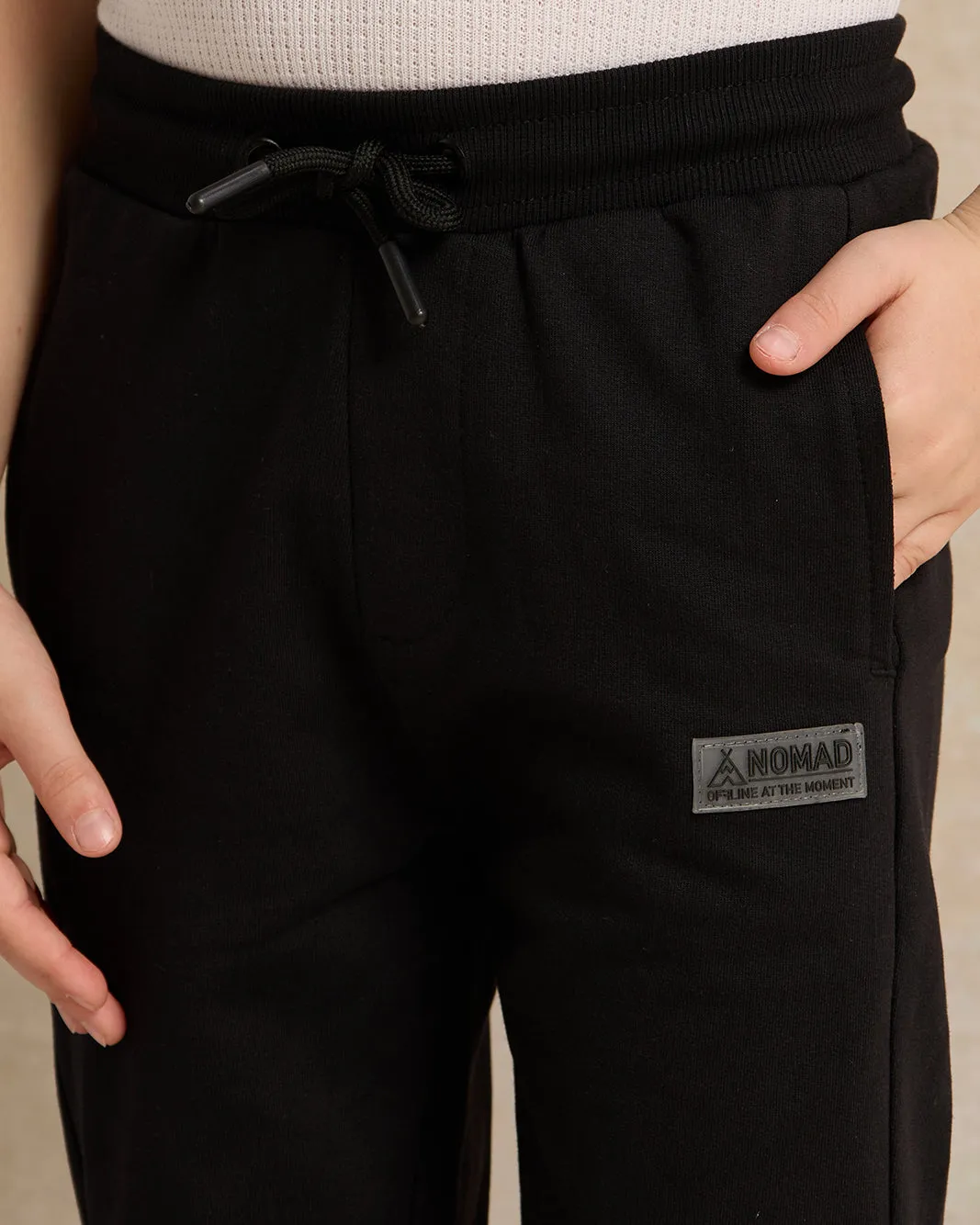 Boys Black Track Pants sold by Redtag product image thumbnail 4