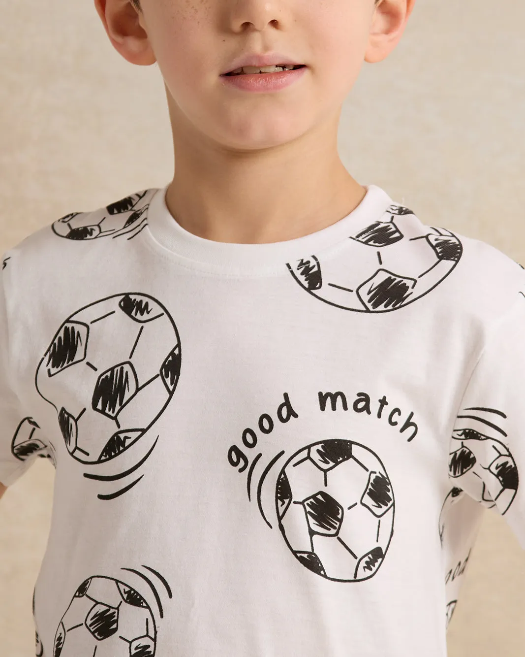 Boys White Printed T-Shirt sold by Redtag product image thumbnail 4