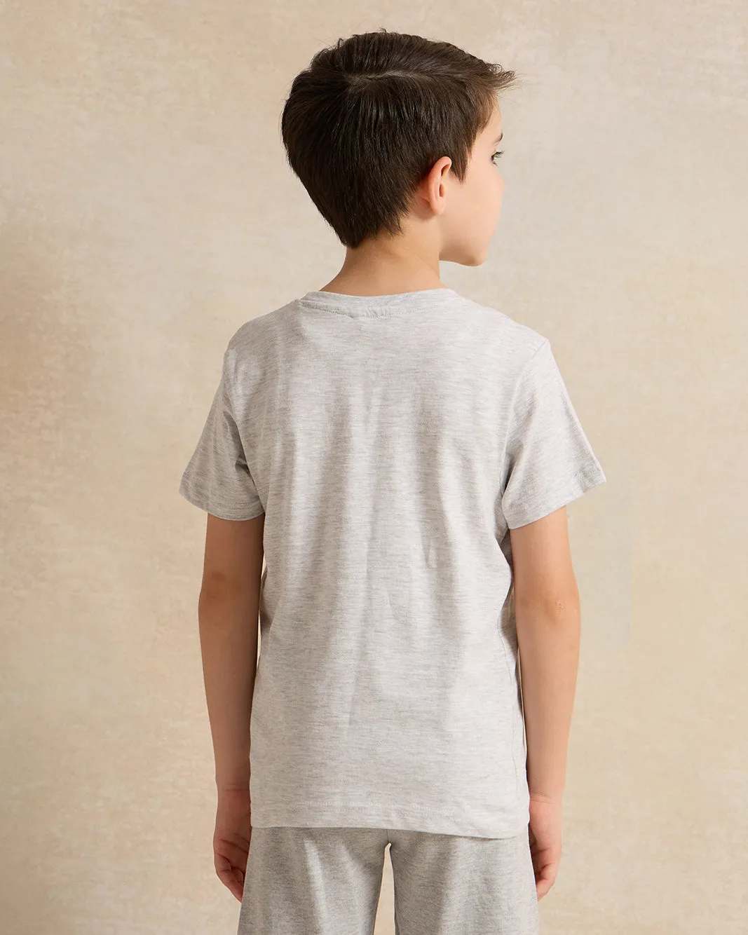 Boys Grey Printed T-Shirt sold by Redtag product image thumbnail 3