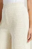 Women Cream Jacquard Wide Leg Pant sold by Redtag