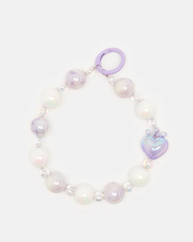 Purple Pearl Key Ring sold by Redtag