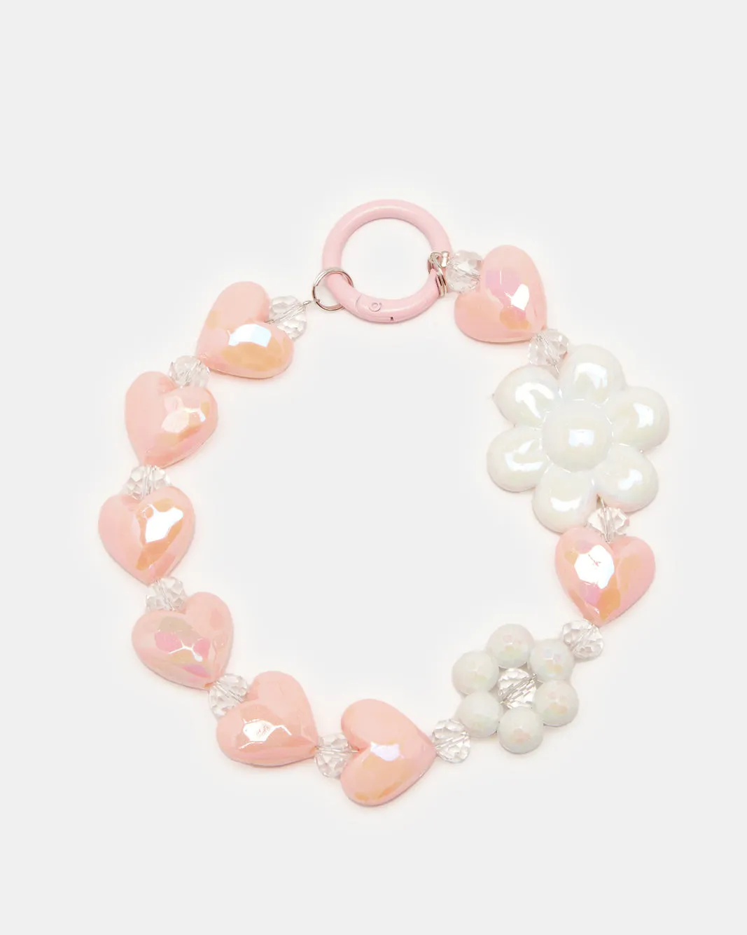 Pink Heart Key Ring sold by Redtag