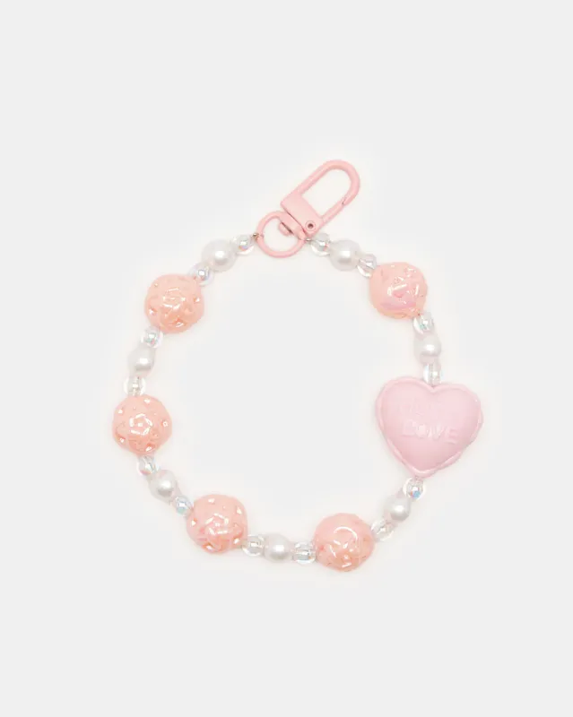 Pink Pearl Key Ring sold by Redtag
