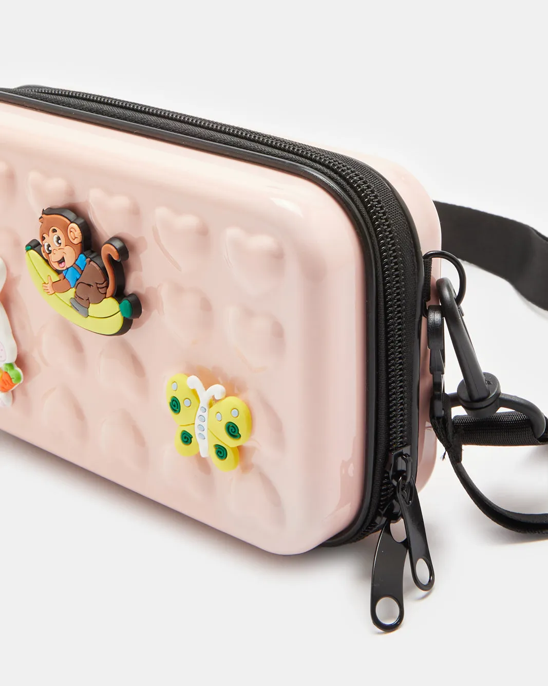 Girls Pink Hard Case Pouch sold by Redtag product image thumbnail 3