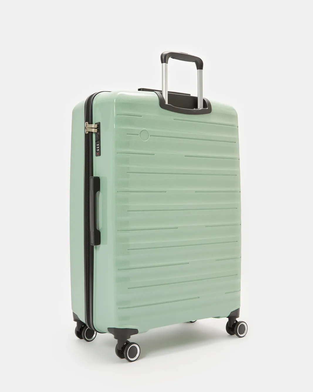 Green Textured Trolley Luggage Trolley (24 Inch) sold by Redtag product image thumbnail 2