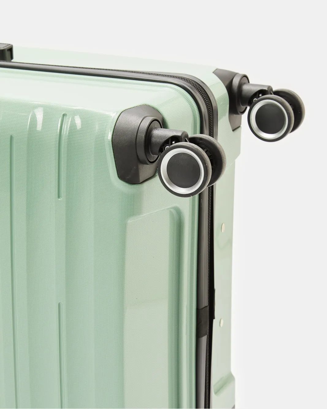 Green Textured Trolley Luggage Trolley (24 Inch) sold by Redtag product image thumbnail 4