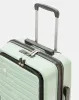 Green Textured Trolley Luggage Trolley (20 Inch) sold by Redtag