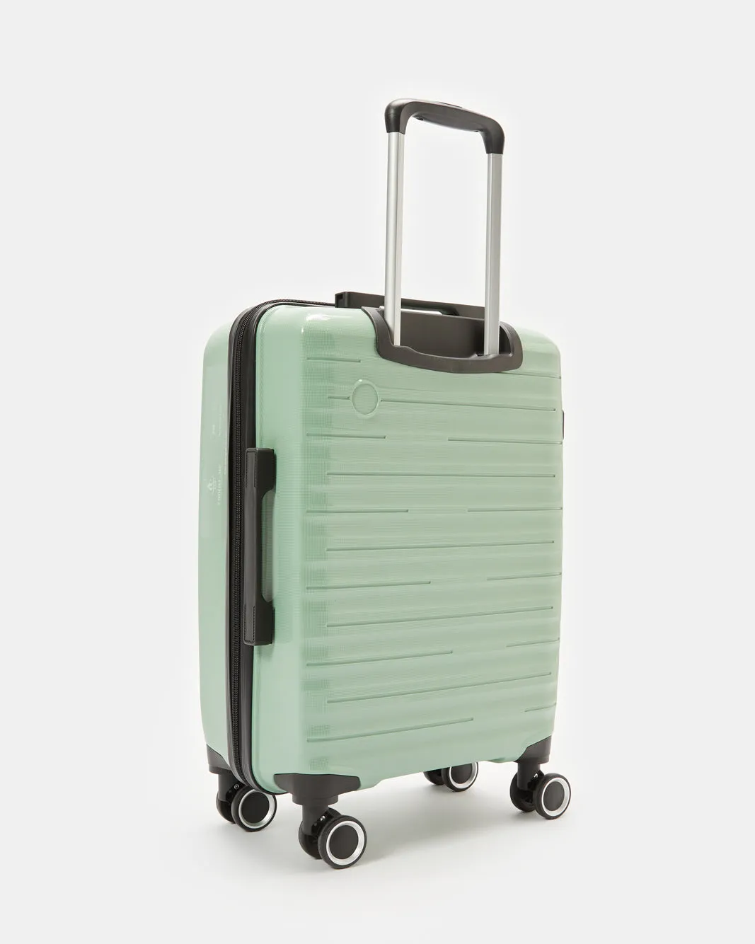 Green Textured Trolley Luggage Trolley (20 Inch) sold by Redtag product image thumbnail 2