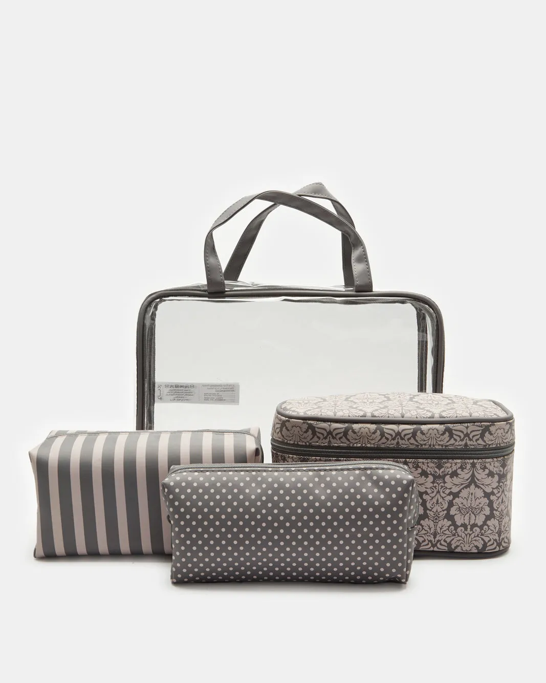 Women Assorted Printed Cosmetic Pouch Set (4 Piece) sold by Redtag