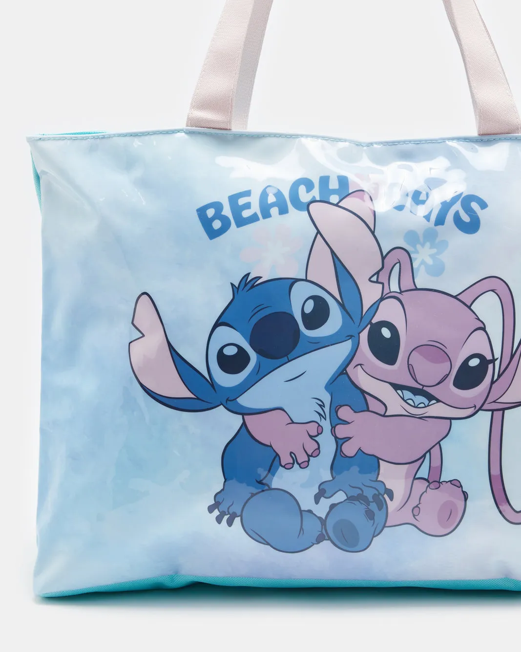 Girls Blue And Pink Stitch Tote Bag sold by Redtag product image thumbnail 3