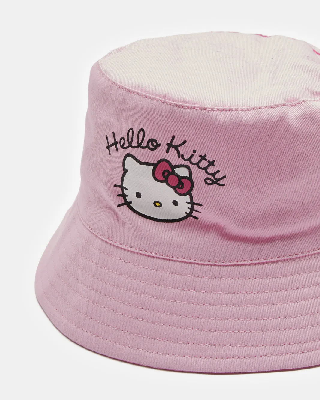 Girls Pink Hello Kitty Bucket Cap sold by Redtag product image thumbnail 2